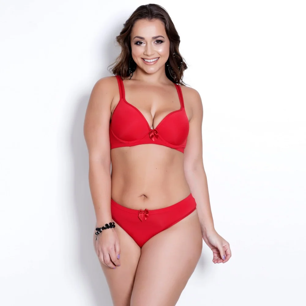 Conjunto Básico Plus Size em Microfibra