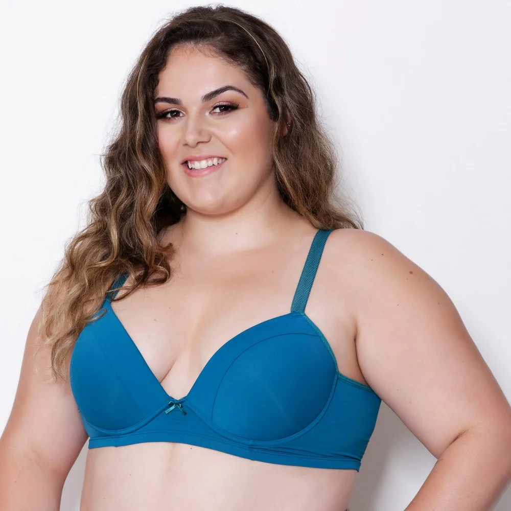 Sutiã  Plus Size em Microfibra Detalhe Laço